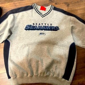 NFL Label - SEATTLE SEAHAWKS Twilled Stitched (L) Sweatshirt
